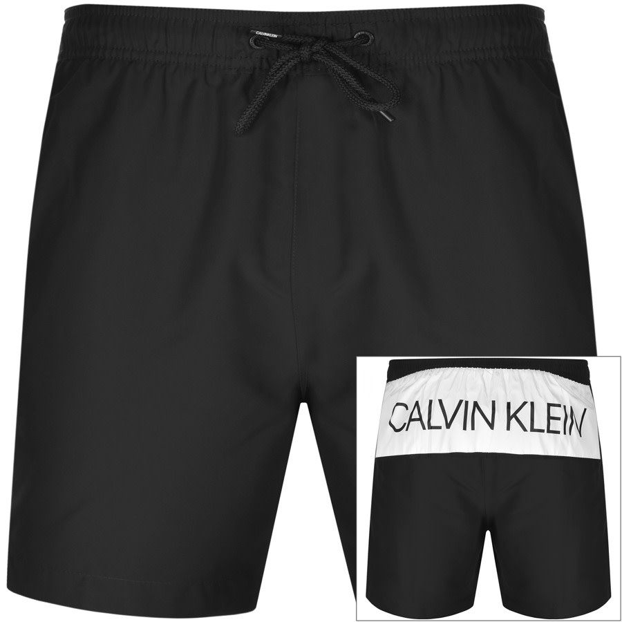 Calvin Klein Black Polyester Men's Short main image 1